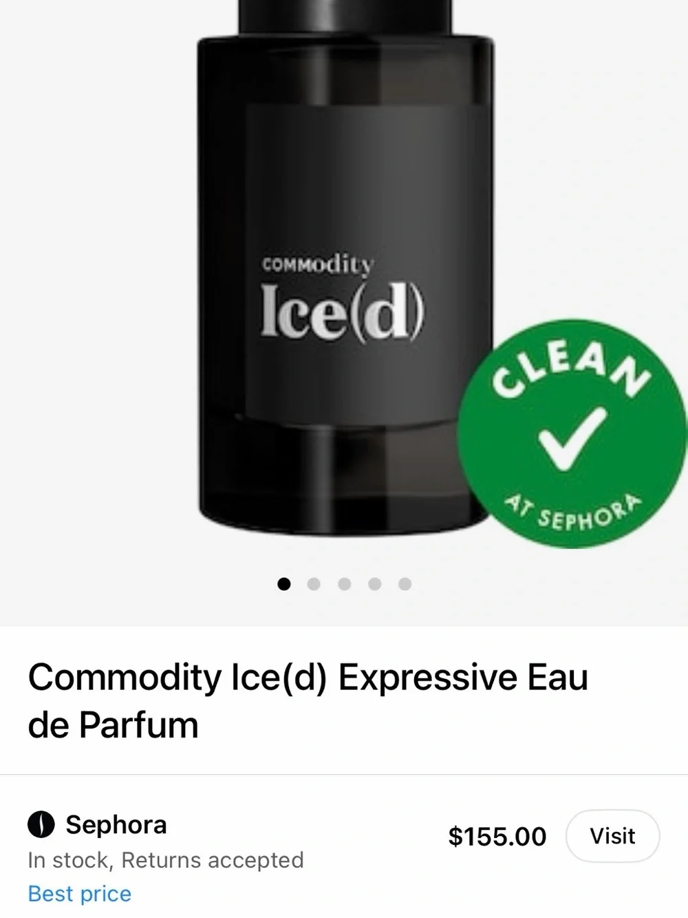 Commodity Ice(d) Expressive Scent Space EDP 3.4 oz